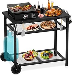 Accesorios ideales para mesas de horno de pizza con ganchos