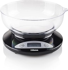 Mantenimiento y limpieza de una báscula de cocina con bol