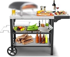 Descubre las ventajas de las mesas para horno de pizza con ganchos