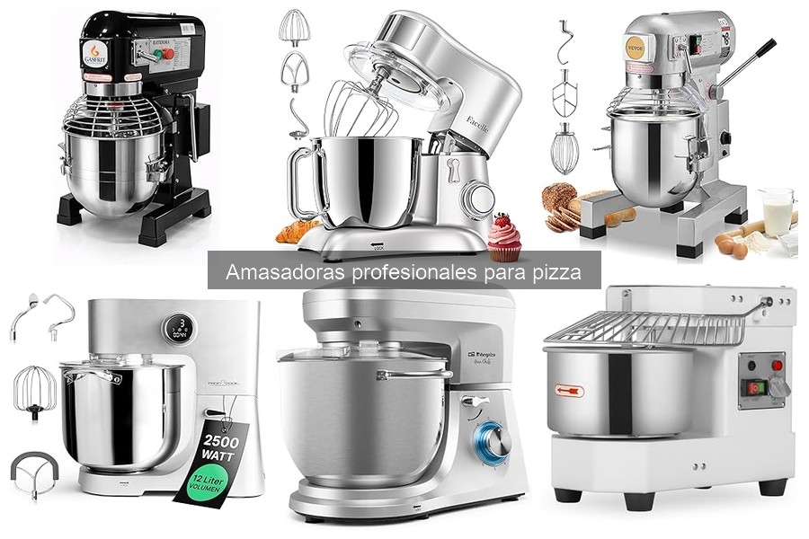 Accesorios esenciales para amasadoras profesionales de pizza