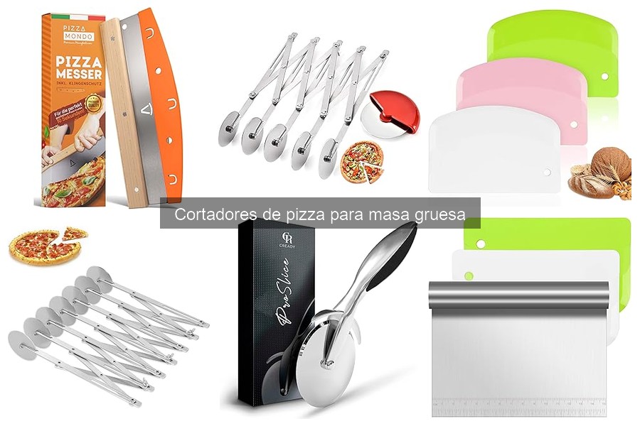 Accesorios esenciales para cortadores de pizza de masa gruesa