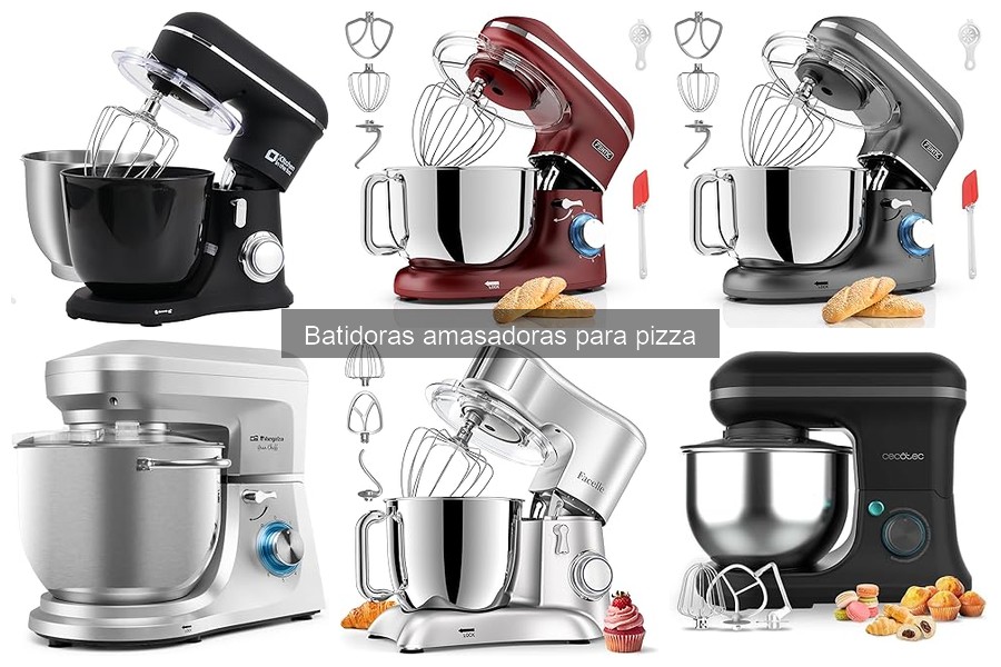 Accesorios imprescindibles para batidoras amasadoras de pizza