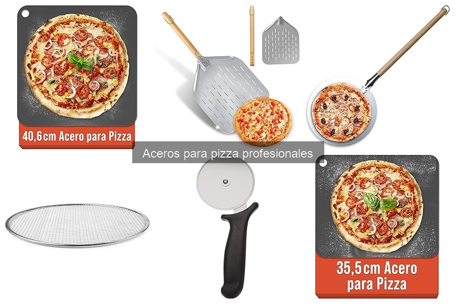 Alternativas a aceros para pizza: bandejas y piedras