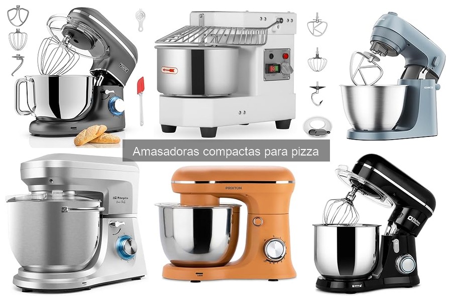 Alternativas a amasadoras compactas para masa de pizza
