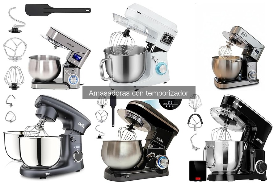 Alternativas a amasadoras con temporizador para tus recetas