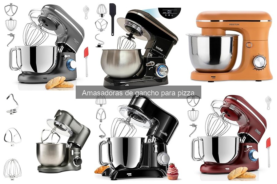 Alternativas a Amasadoras de Gancho para Masa de Pizza