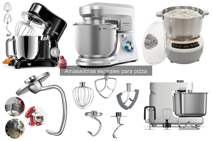Alternativas a amasadoras espirales para hacer masa de pizza