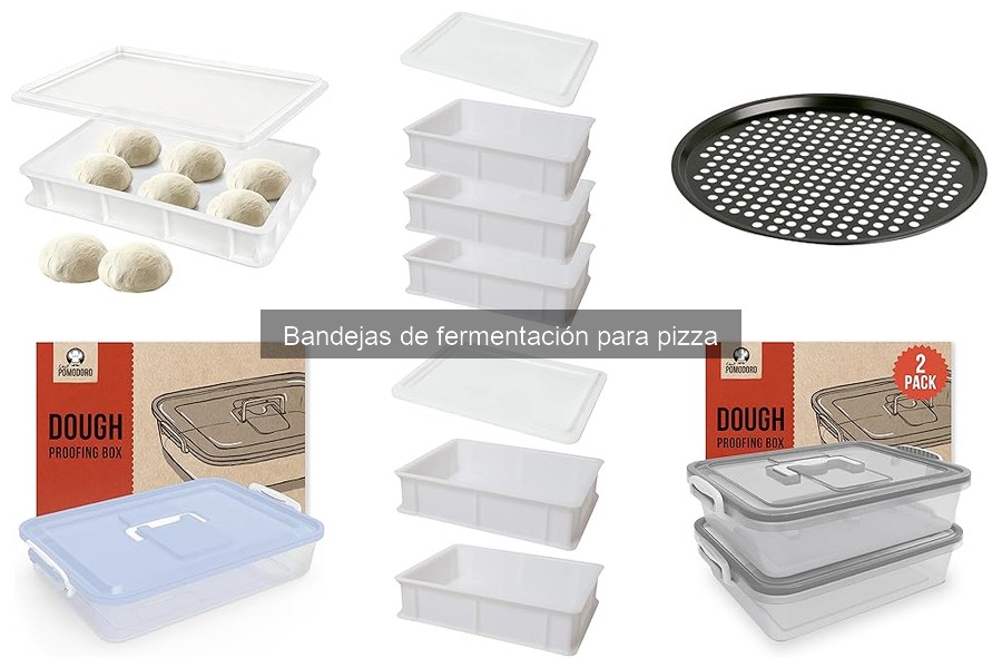 Alternativas a bandejas de fermentación para pizza