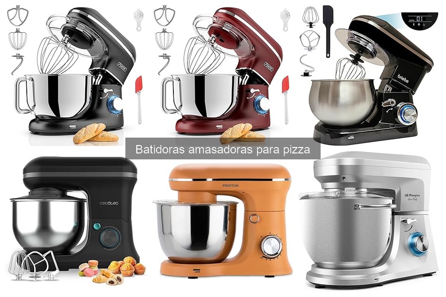 Alternativas a la batidora amasadora para hacer masa de pizza