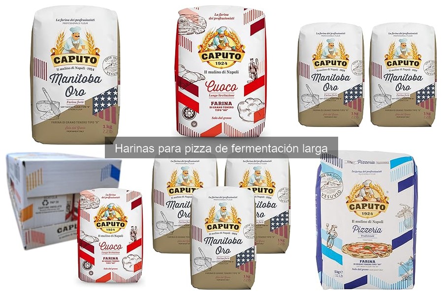 Alternativas a la harina de fermentación larga para pizza