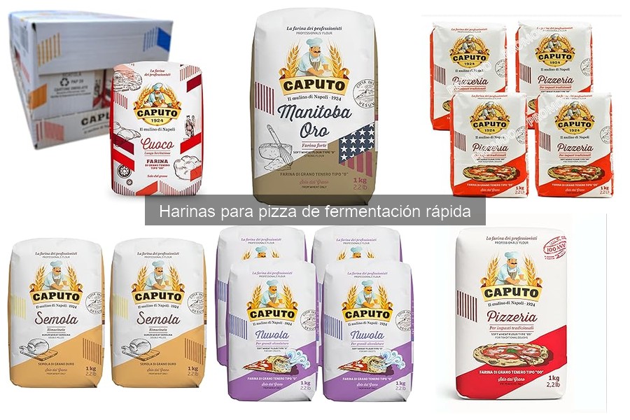 Alternativas a la harina de fermentación rápida para pizza