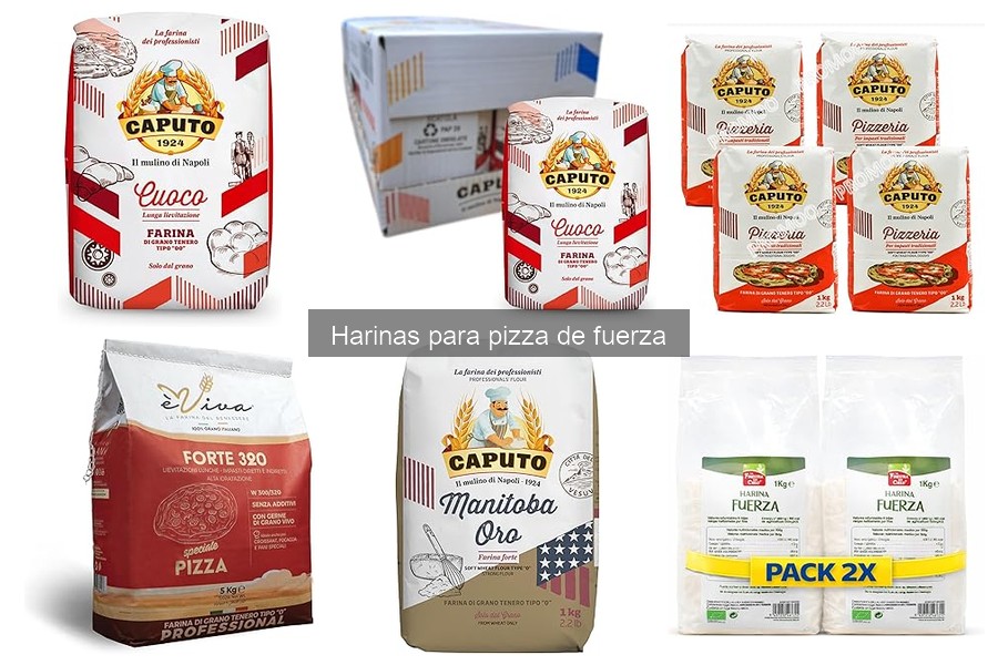 Alternativas a la harina de fuerza para pizza