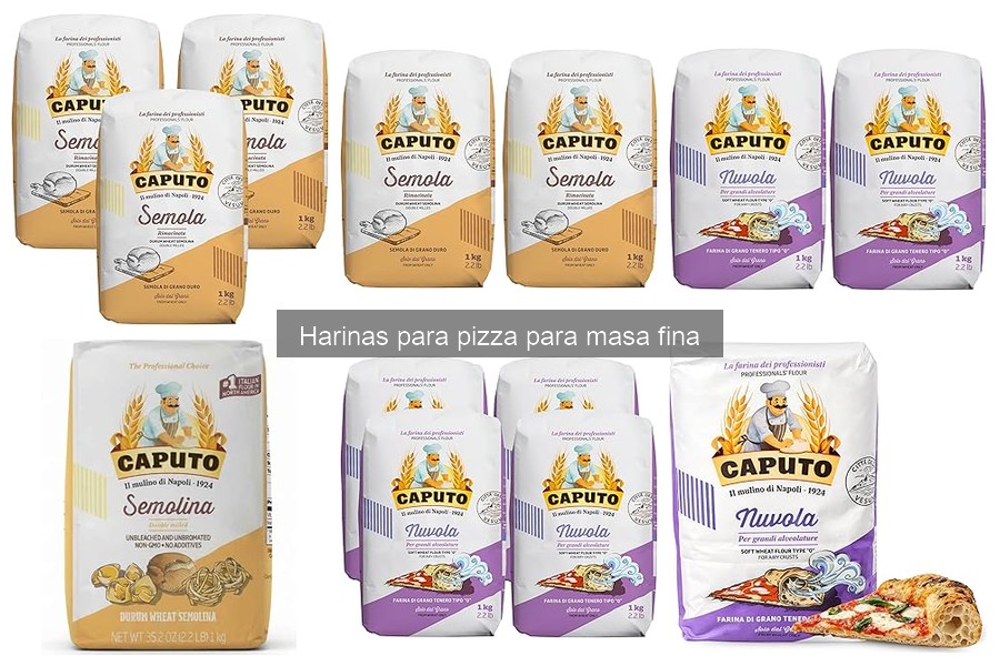 Alternativas a la harina de trigo para masa fina de pizza