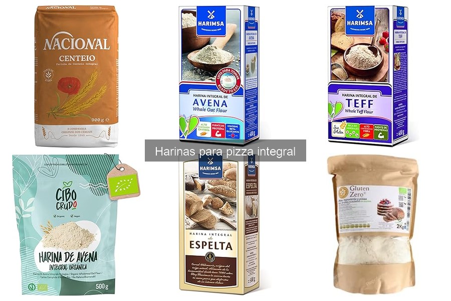 Alternativas a la harina integral para pizza: opciones saludables
