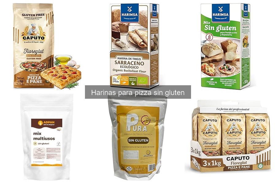 Alternativas a la harina para pizza sin gluten: opciones saludables