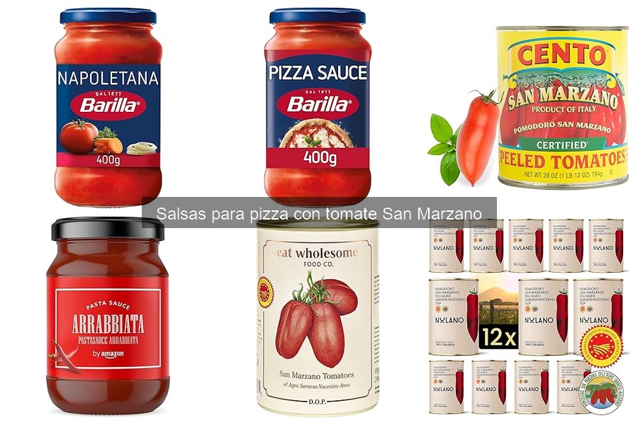 Alternativas a la salsa de tomate San Marzano para pizza