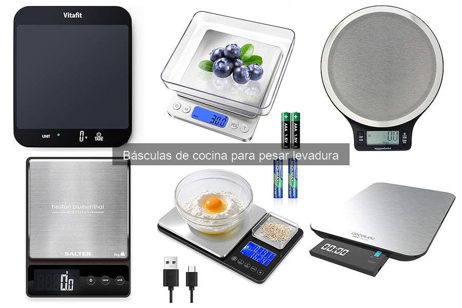 Alternativas a las Básculas de Cocina para Pesas de Levadura
