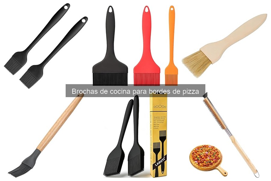 Alternativas a las brochas de cocina para bordes de pizza