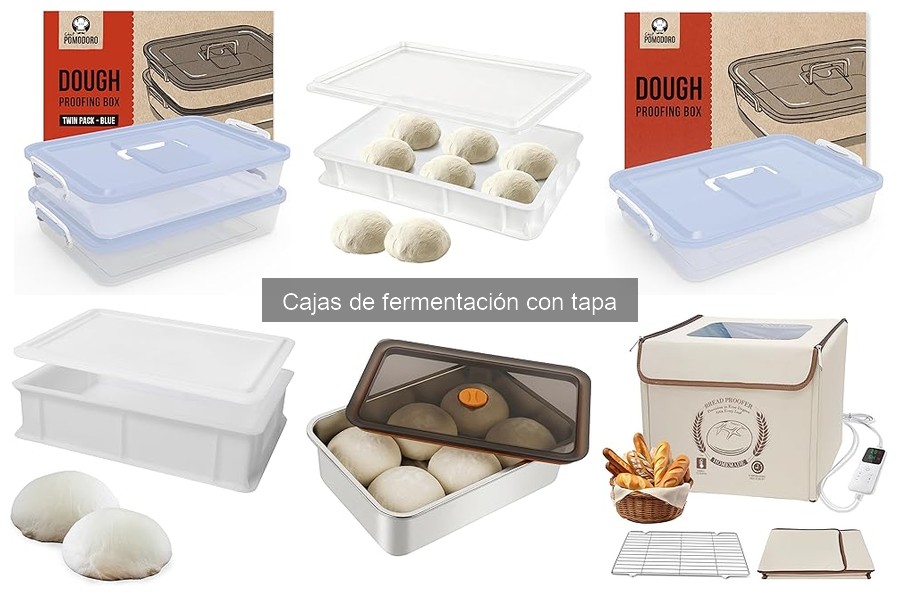 Alternativas a las cajas de fermentación para masa de pizza