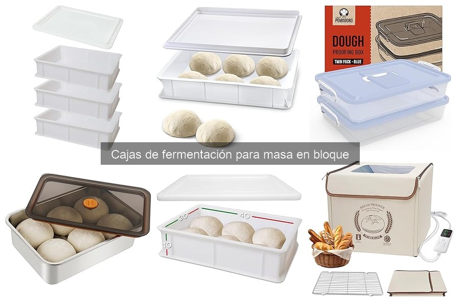 Alternativas a las cajas de fermentación para masa