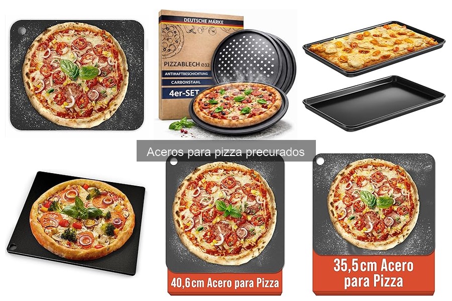 Alternativas a los aceros precurados para pizza casera