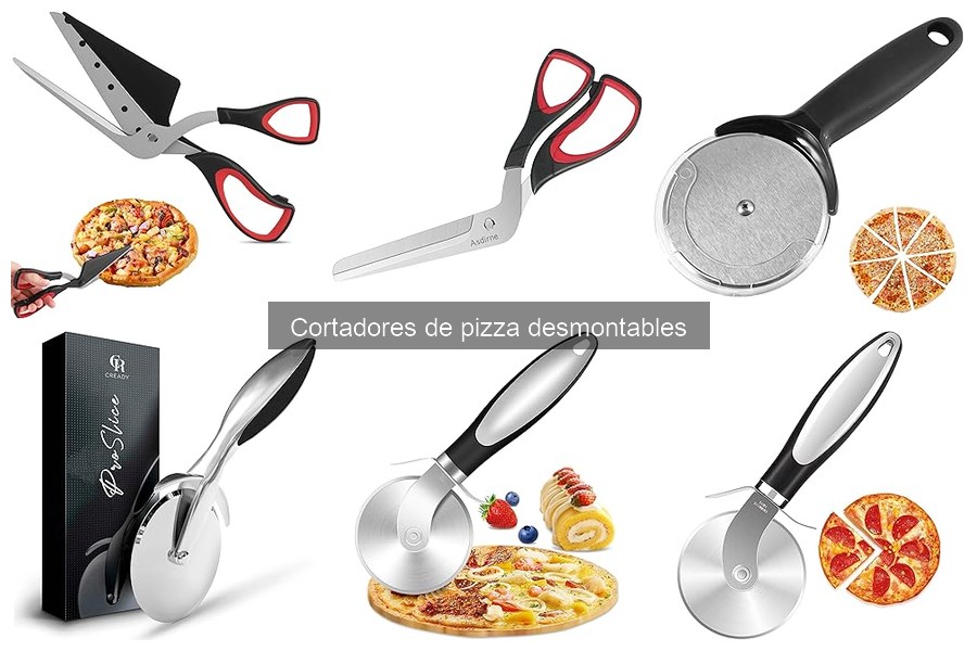 Alternativas a los cortadores de pizza desmontables