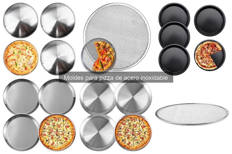 Alternativas a los moldes de acero inoxidable para pizza