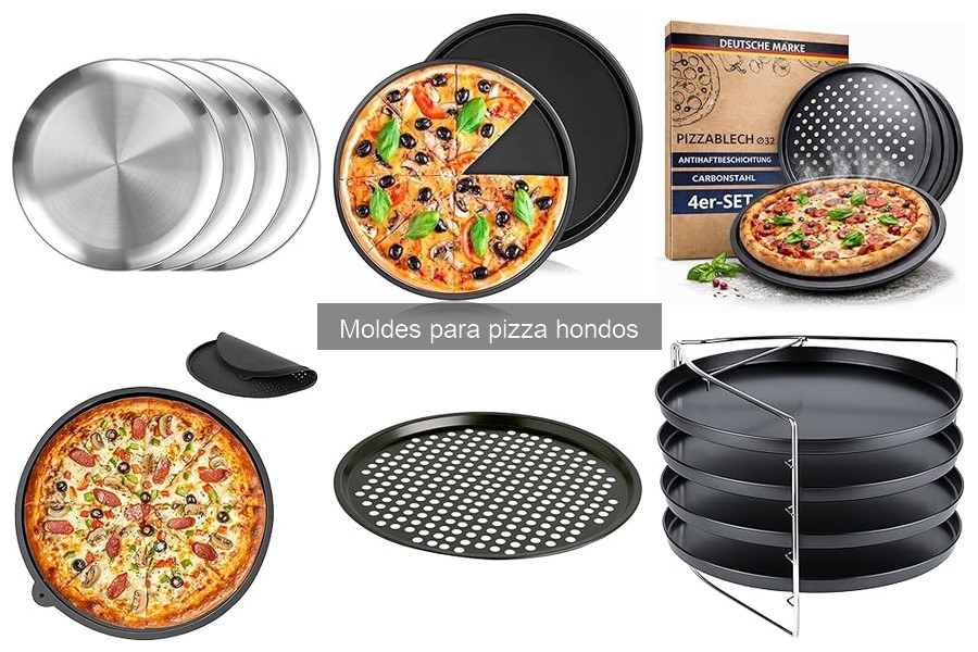 Alternativas a los moldes para pizza hondos: opciones prácticas