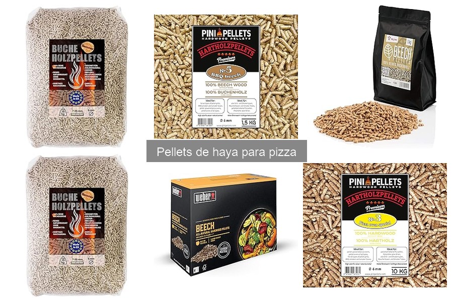 Alternativas a los pellets de haya para cocinar pizza