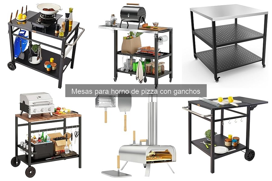 Alternativas a Mesas para Horno de Pizza con Ganchos