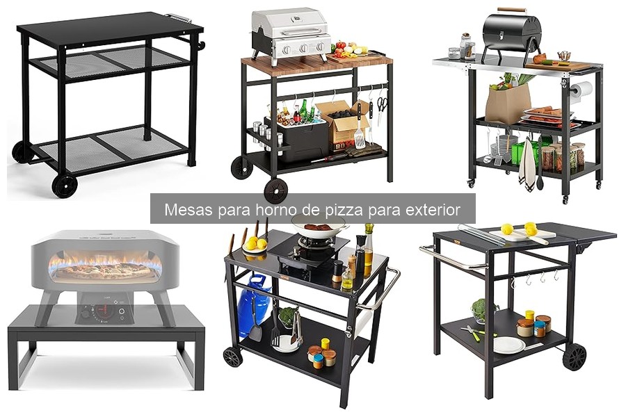 Alternativas a Mesas para Horno de Pizza Exterior