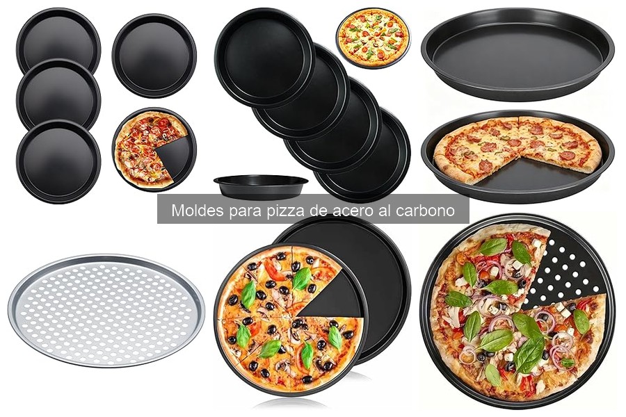 Alternativas a moldes de acero al carbono para pizza
