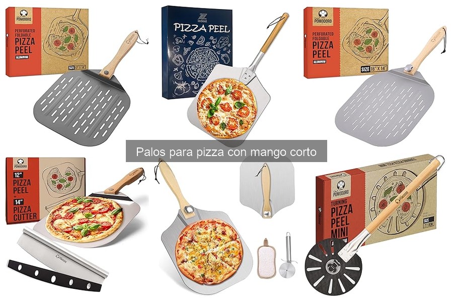 Alternativas a palos para pizza con mango corto: opciones útiles