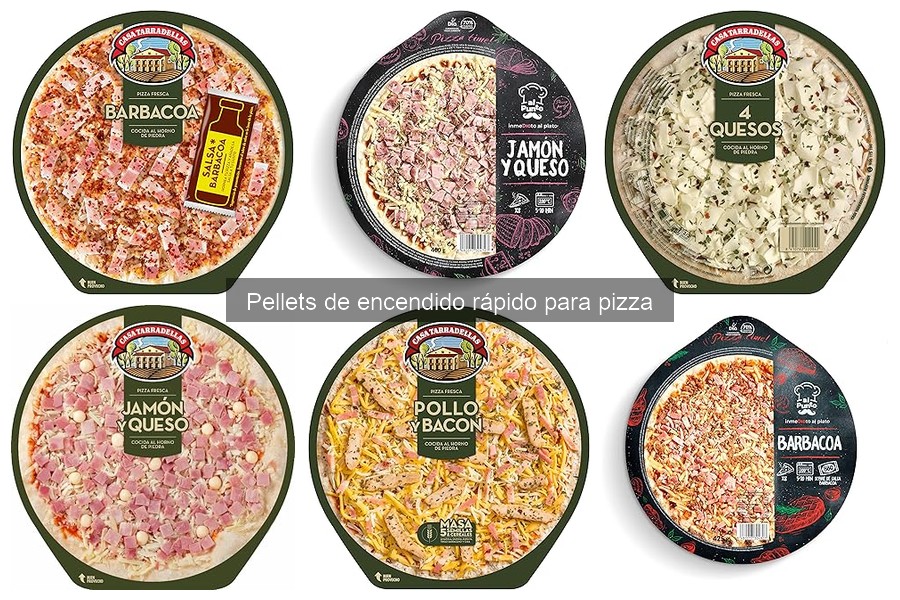 Alternativas a pellets de encendido rápido para pizza