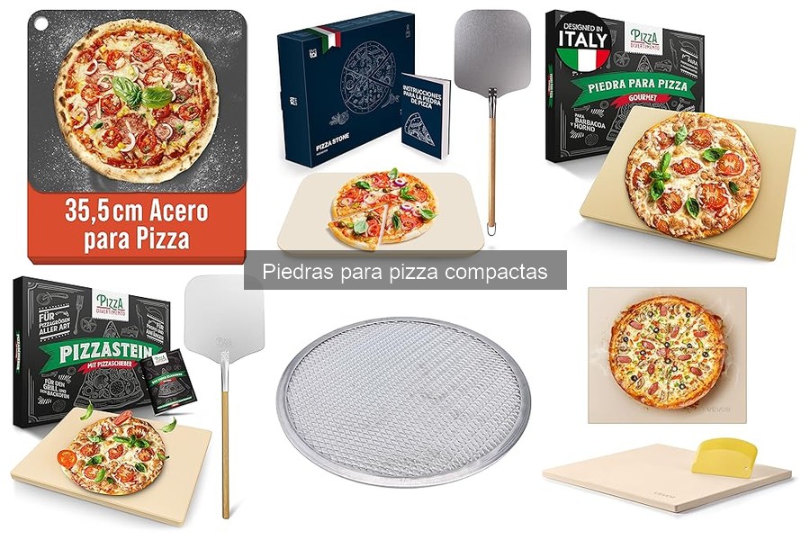 Alternativas a piedras para pizza compactas: opciones prácticas