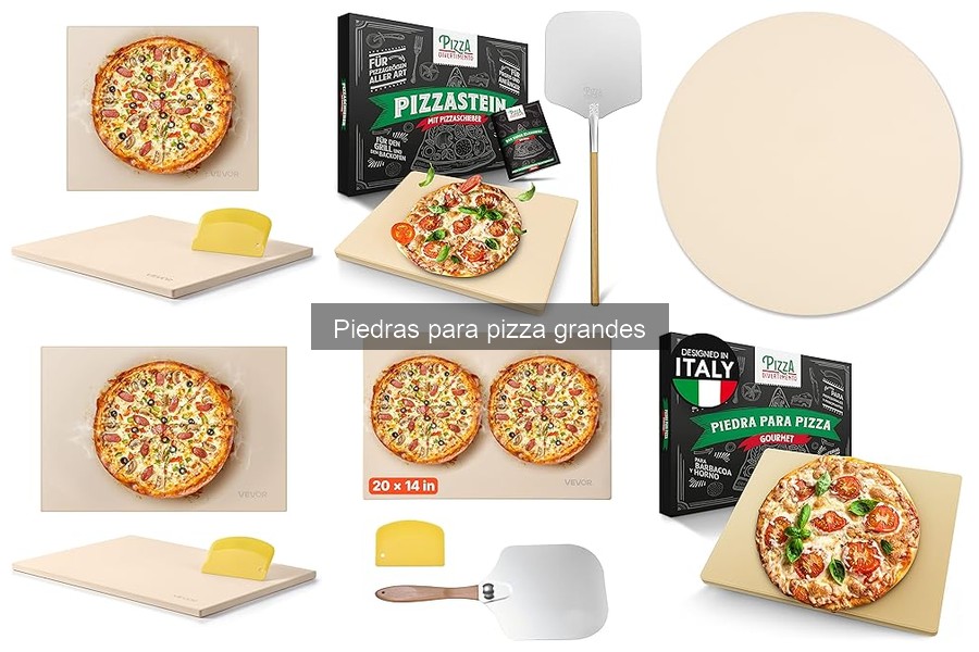 Alternativas a piedras para pizza grandes: opciones y ventajas