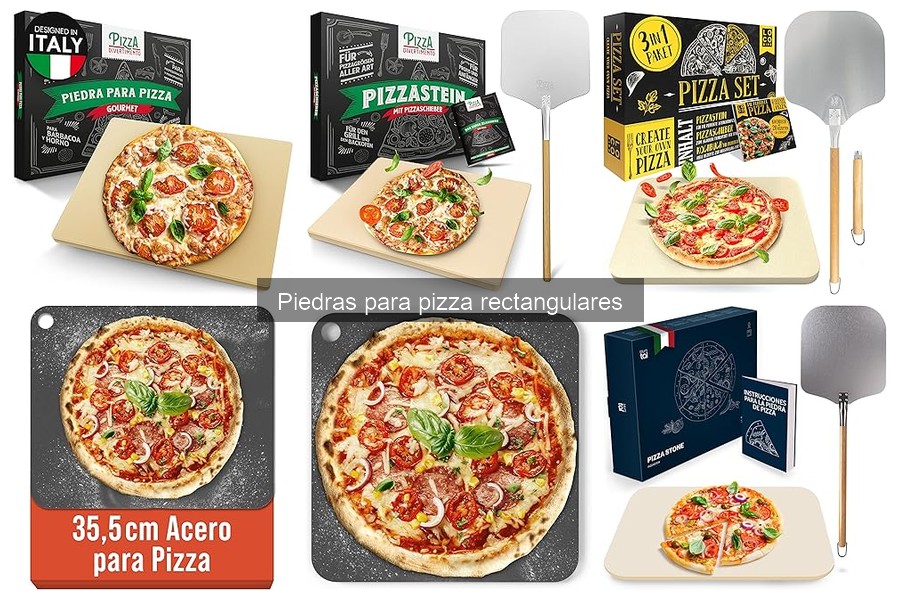 Alternativas a piedras para pizza rectangulares en casa