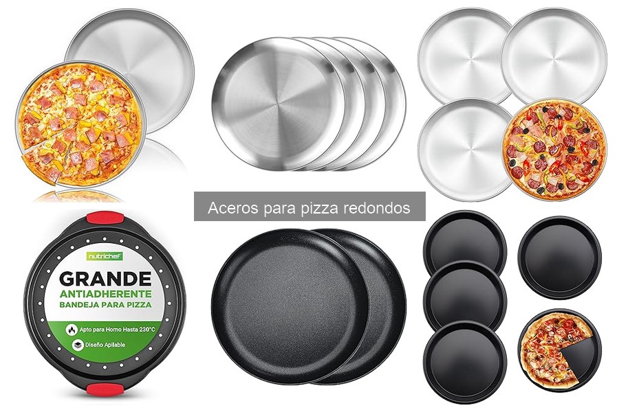 Alternativas al acero para pizza redondo: opciones y ventajas