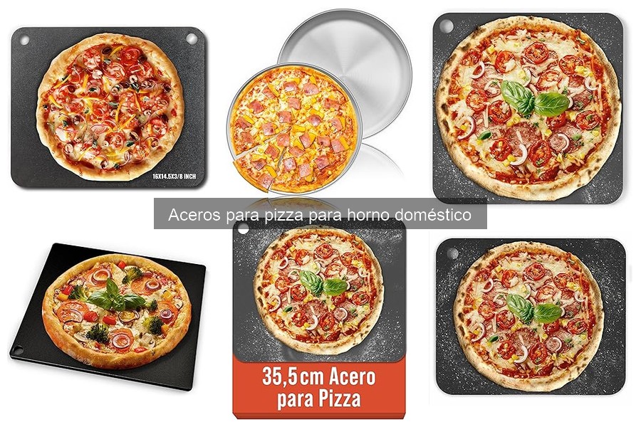 Alternativas al acero para pizza: superficies de cocción efectivas