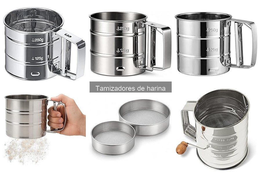 Alternativas al tamizador de harina para preparar masas