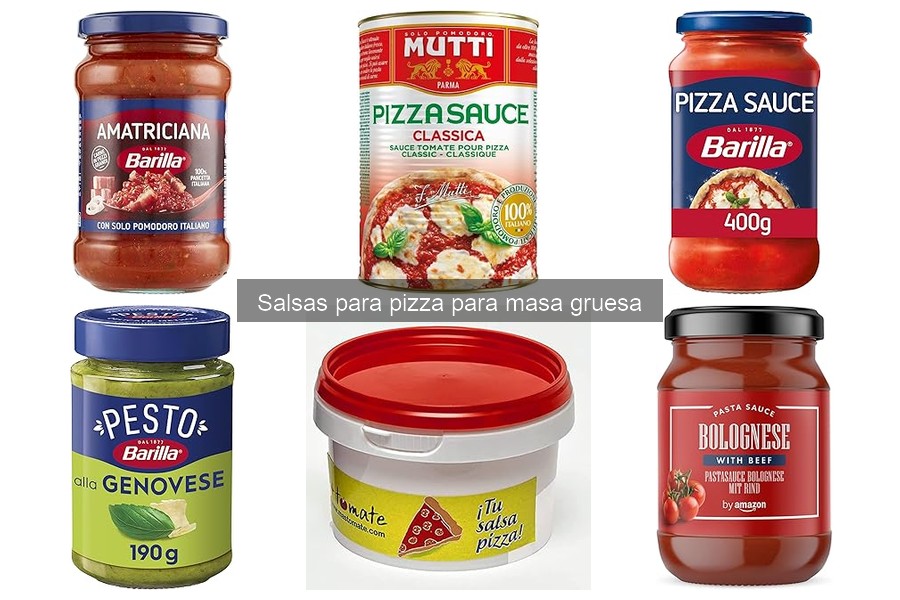 Alternativas originales a salsas clásicas para pizzas gruesas