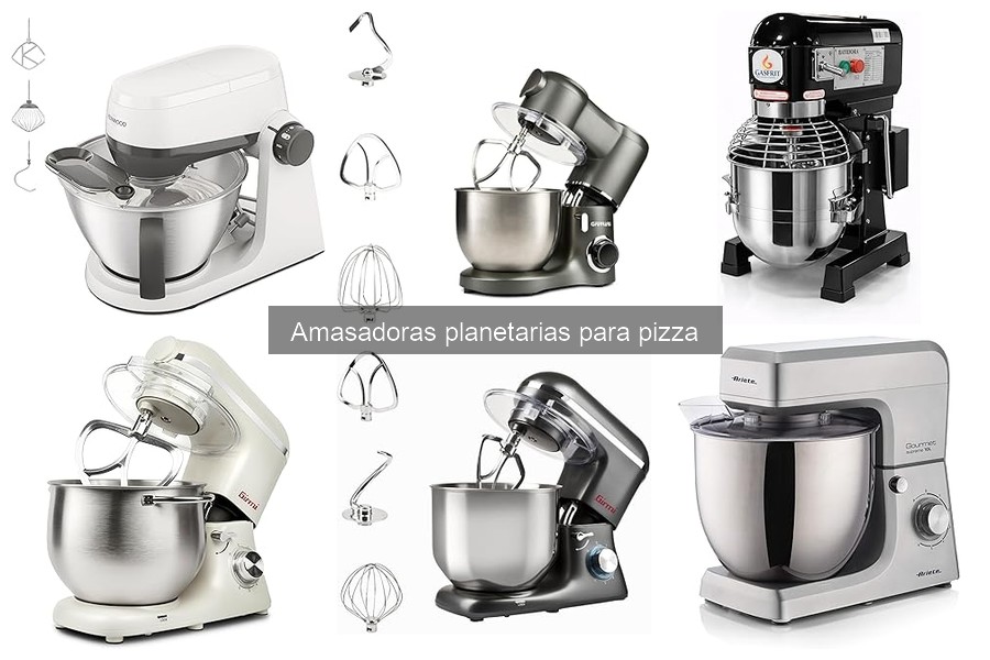 Amasadoras planetarias vs. amasadoras de mano para pizza