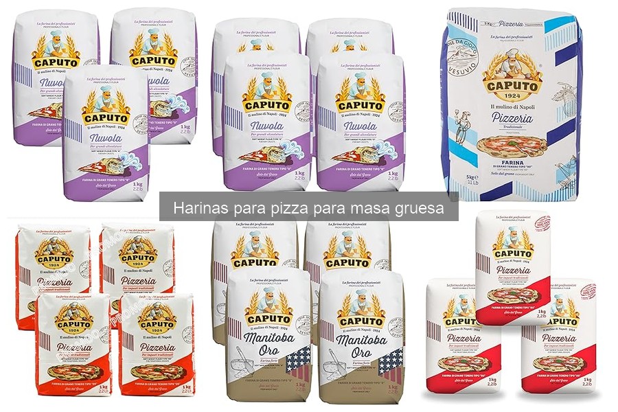 Beneficios de usar harina específica para masa gruesa