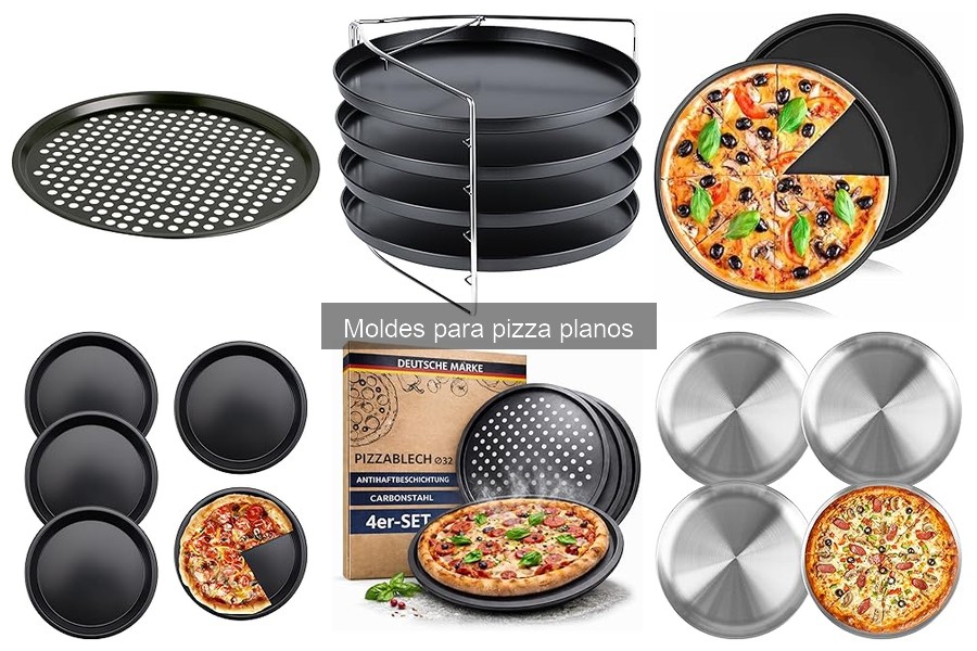 Beneficios de usar moldes para pizza planos en casa