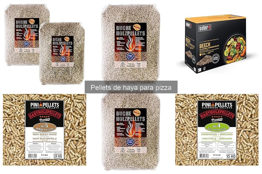 Beneficios de usar pellets de haya para cocinar pizza