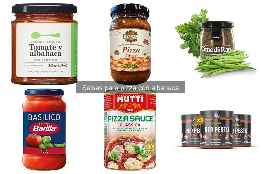 Beneficios de usar salsa de pizza con albahaca