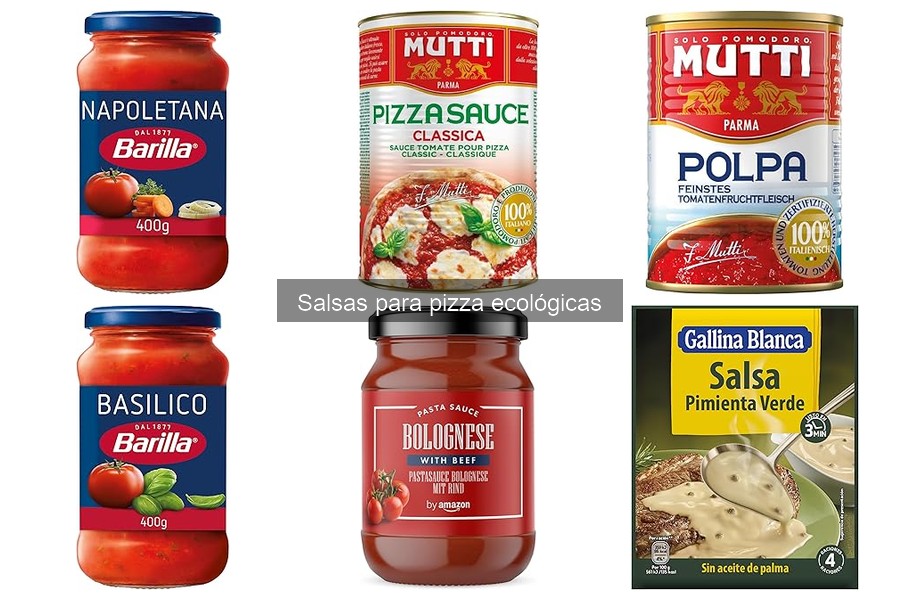 Beneficios de usar salsas para pizza ecológicas