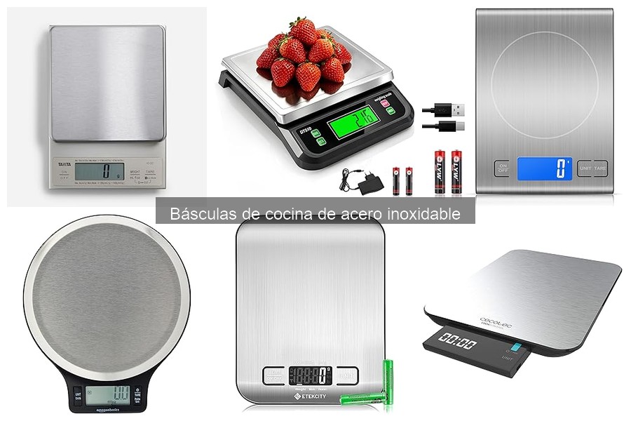 Beneficios de usar una báscula de cocina de acero inoxidable