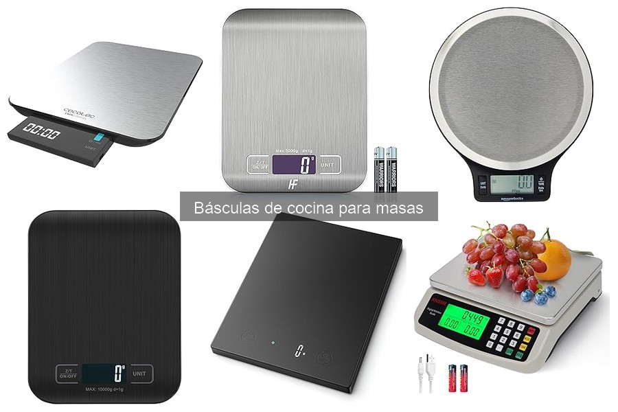 Beneficios de usar una báscula de cocina para masas