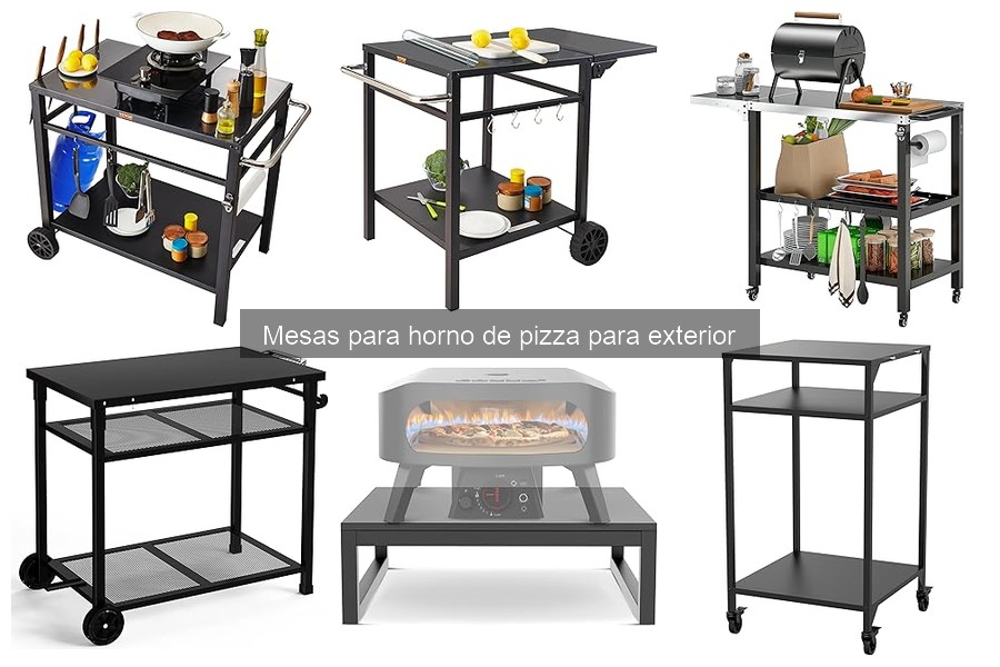 Beneficios de usar una mesa para horno de pizza en exteriores
